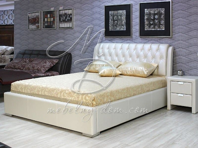 Кровать из малайзии «Casa», жемчужная. Фото 2