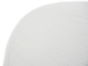 Обеденная группа (Стол Фабрицио-1 D100 и 4 стула Бурбон), эмаль белая от магазина Мебельный дом