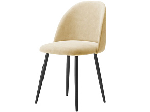 Комплект стульев «Лео» 2шт, Бренди 37, каркас черный от магазина Мебельный дом