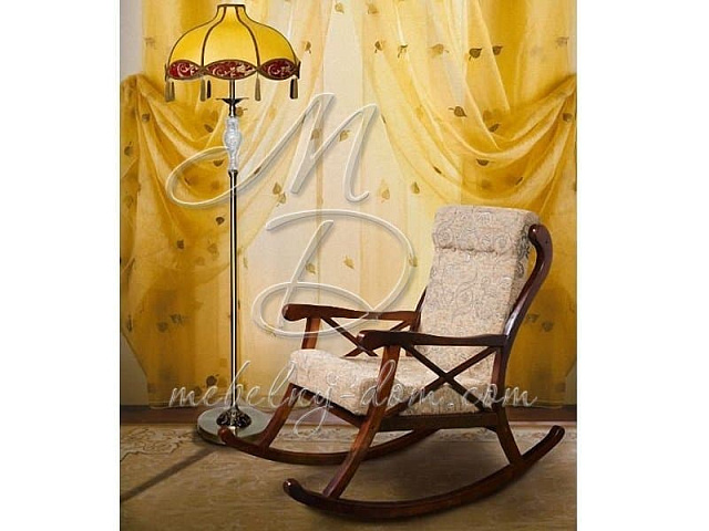 Кресло-качалка «Провинция», орех золотой. Фото 1